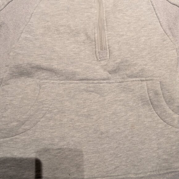 AEMI+CO Drey Half-Zip Size Large Grey Heavyweight Sweater - Picture 5 of 8